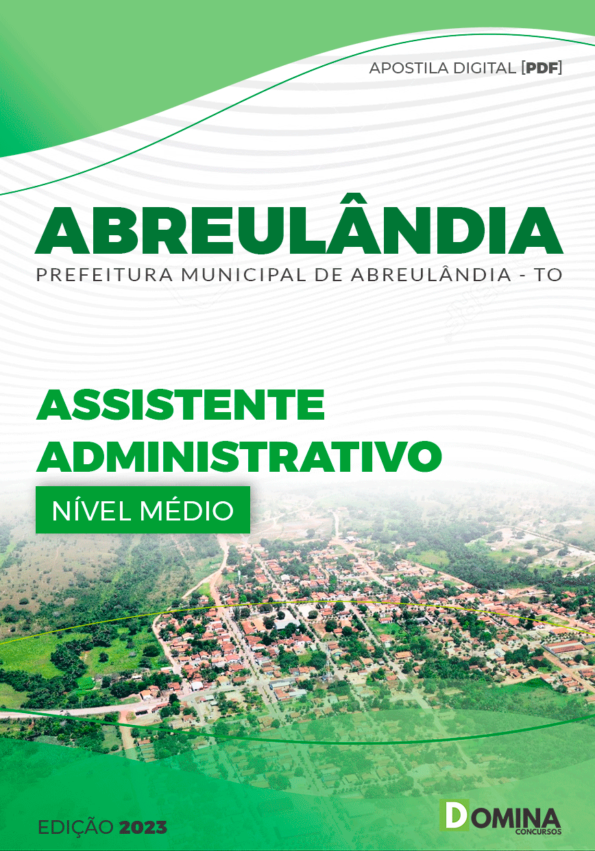 Apostila Pref Abreulândia TO 2023 Assistente Administrativo