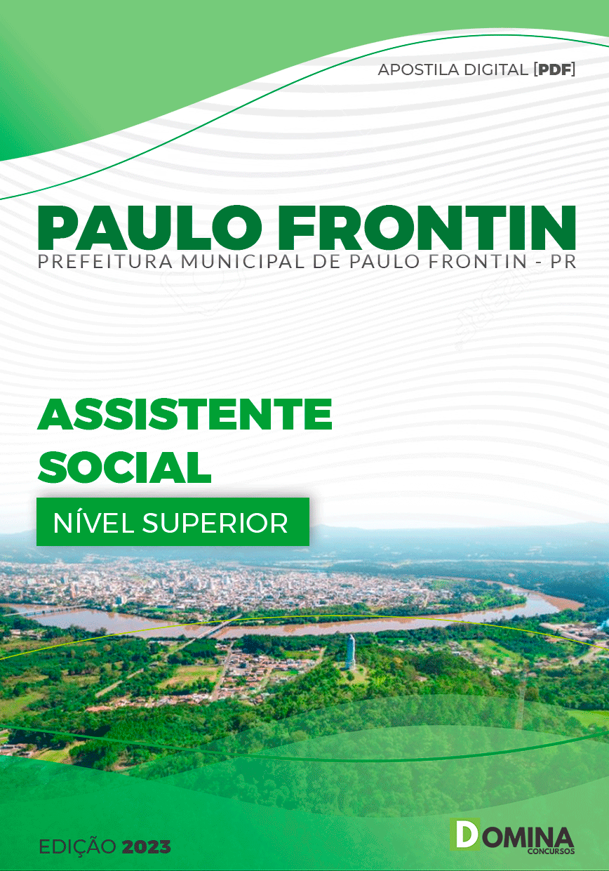 Apostila Pref Paulo Frontin PA 2023 Assistente Social