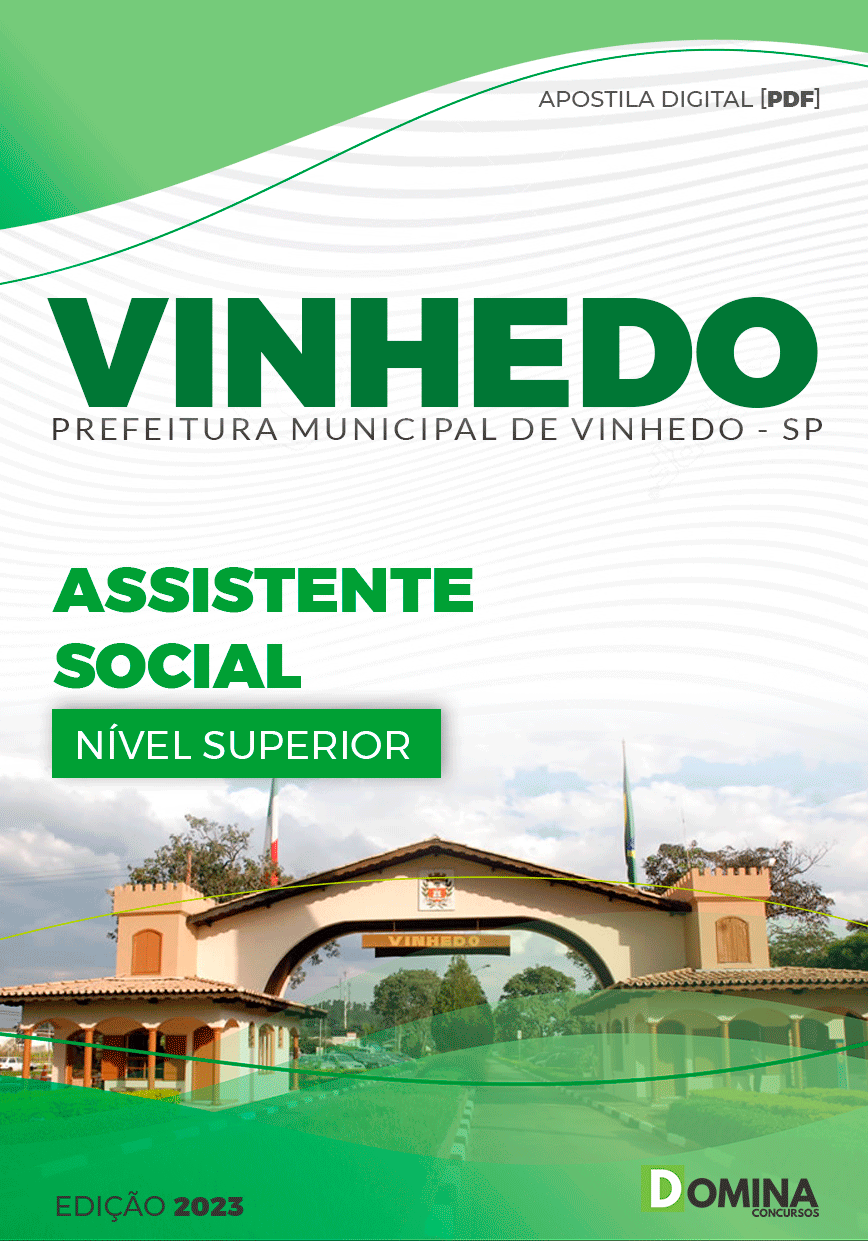 Apostila Pref Vinhedo SP 2023 Assistente Social