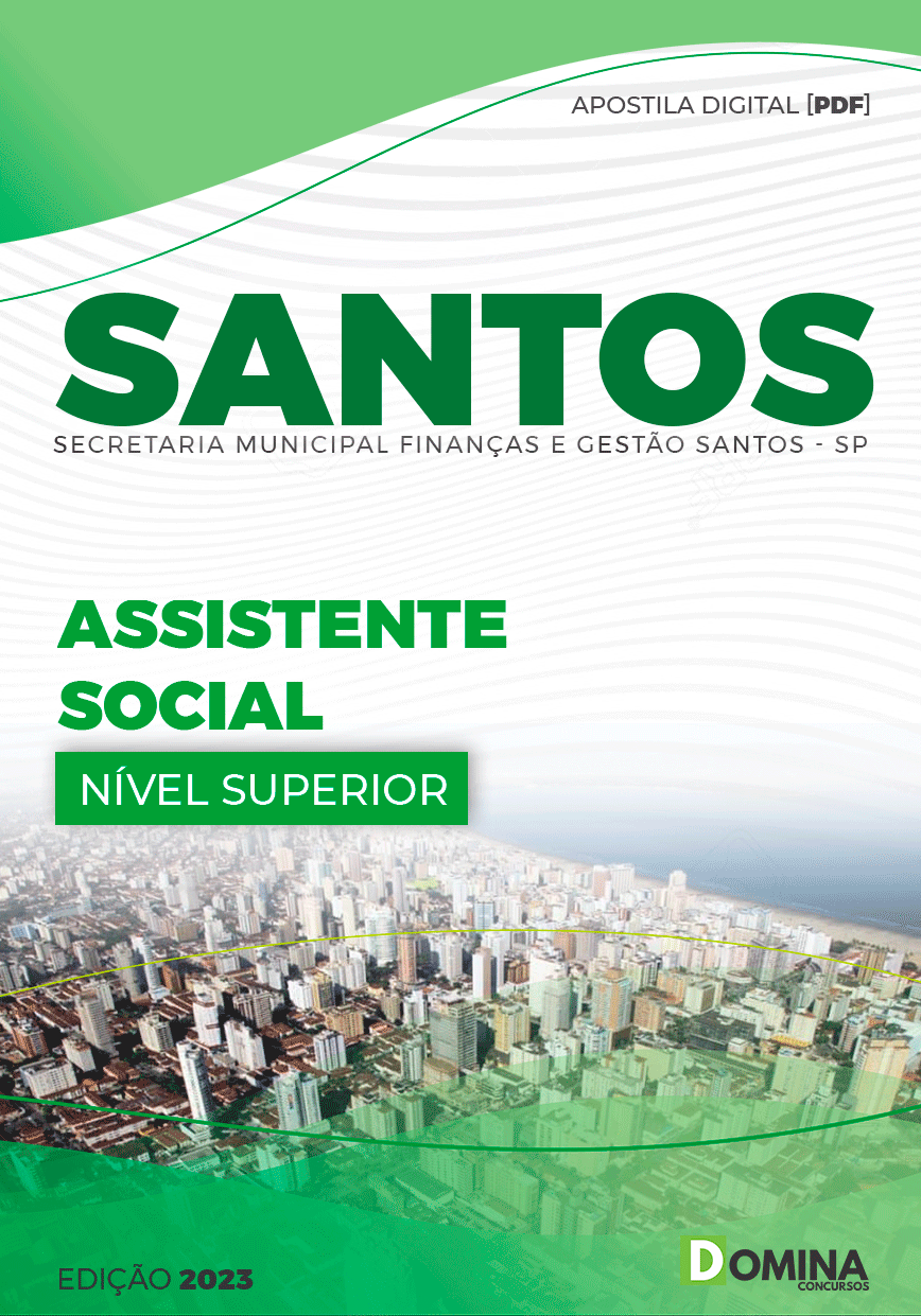 Apostila Concurso Pref Santos SP 2023 Assistente Social