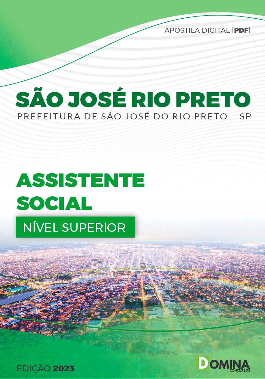 Apostila Pref São José do Rio Preto SP 2023 Assistente Social