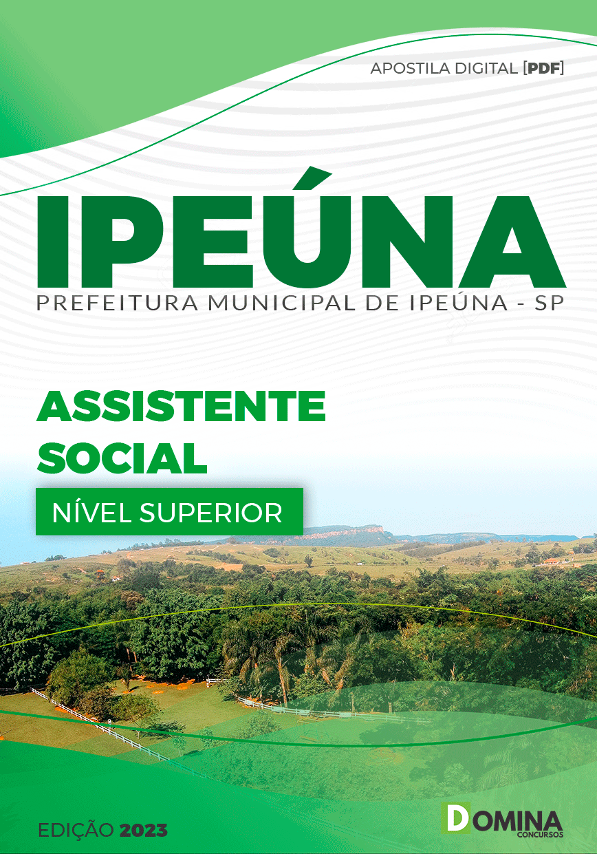 Apostila Concurso Pref Ipeúna SP 2023 Assistente Social