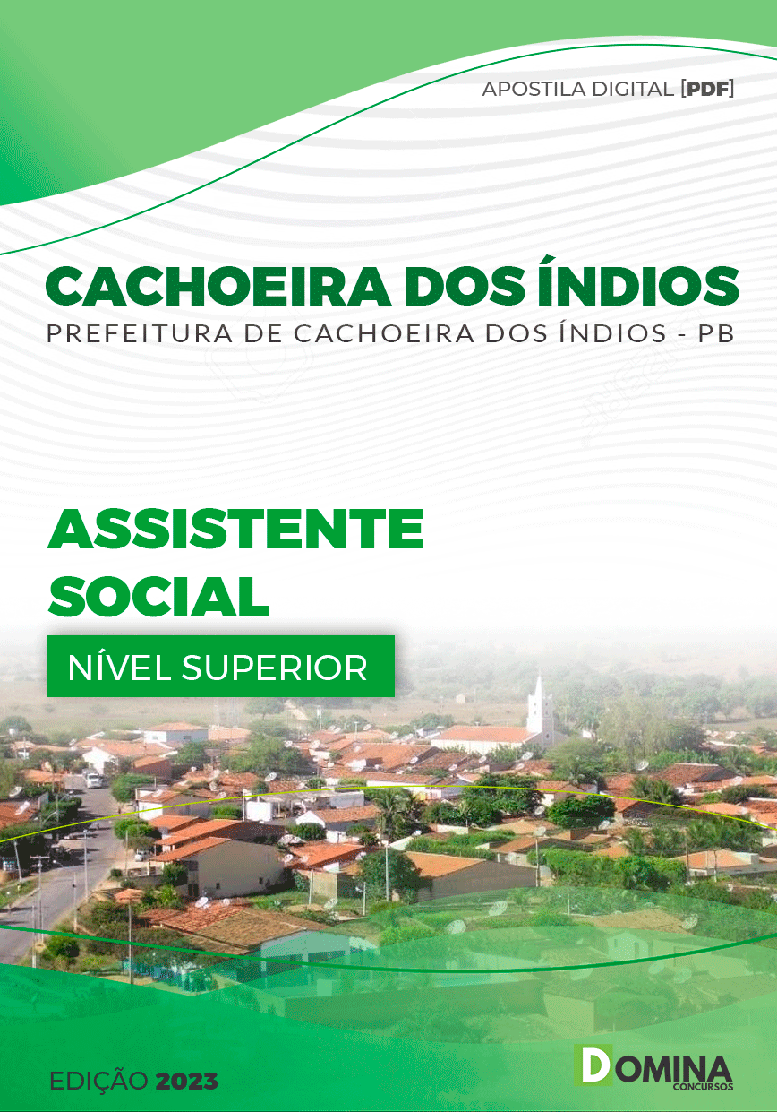Apostila Pref Cachoeira dos Índios PB 2023 Assistente Social