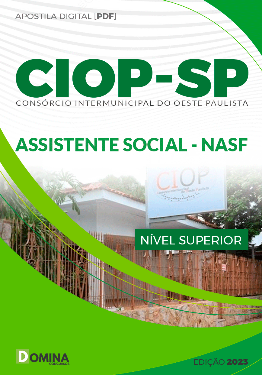 Apostila Digital Seletivo CIOP SP 2023 Assistente Social NASF