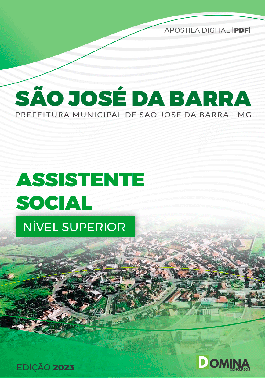 Apostila Pref São José da Barra MG 2023 Assistente Social