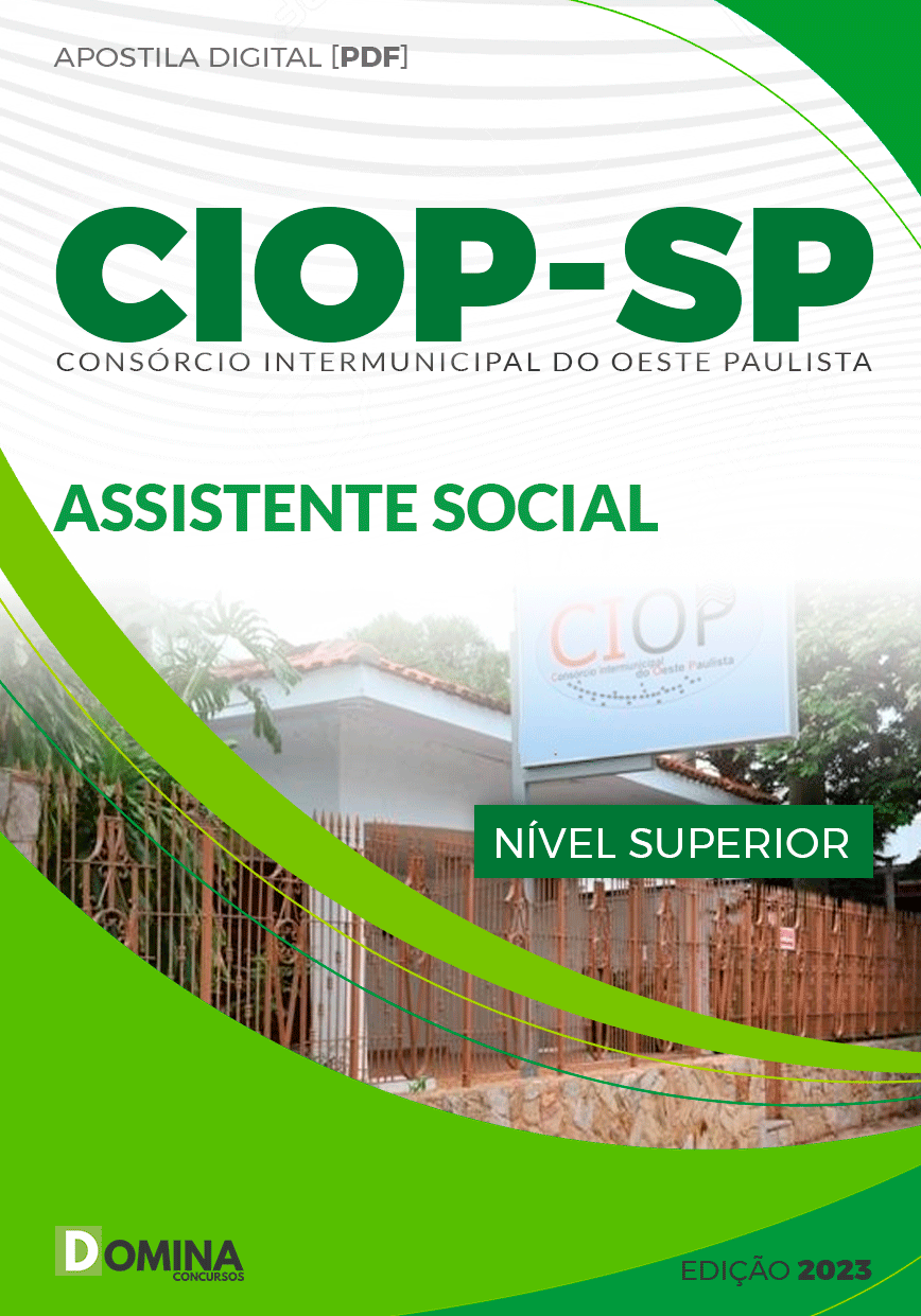 Apostila Digital Seletivo CIOP SP 2023 Assistente Social