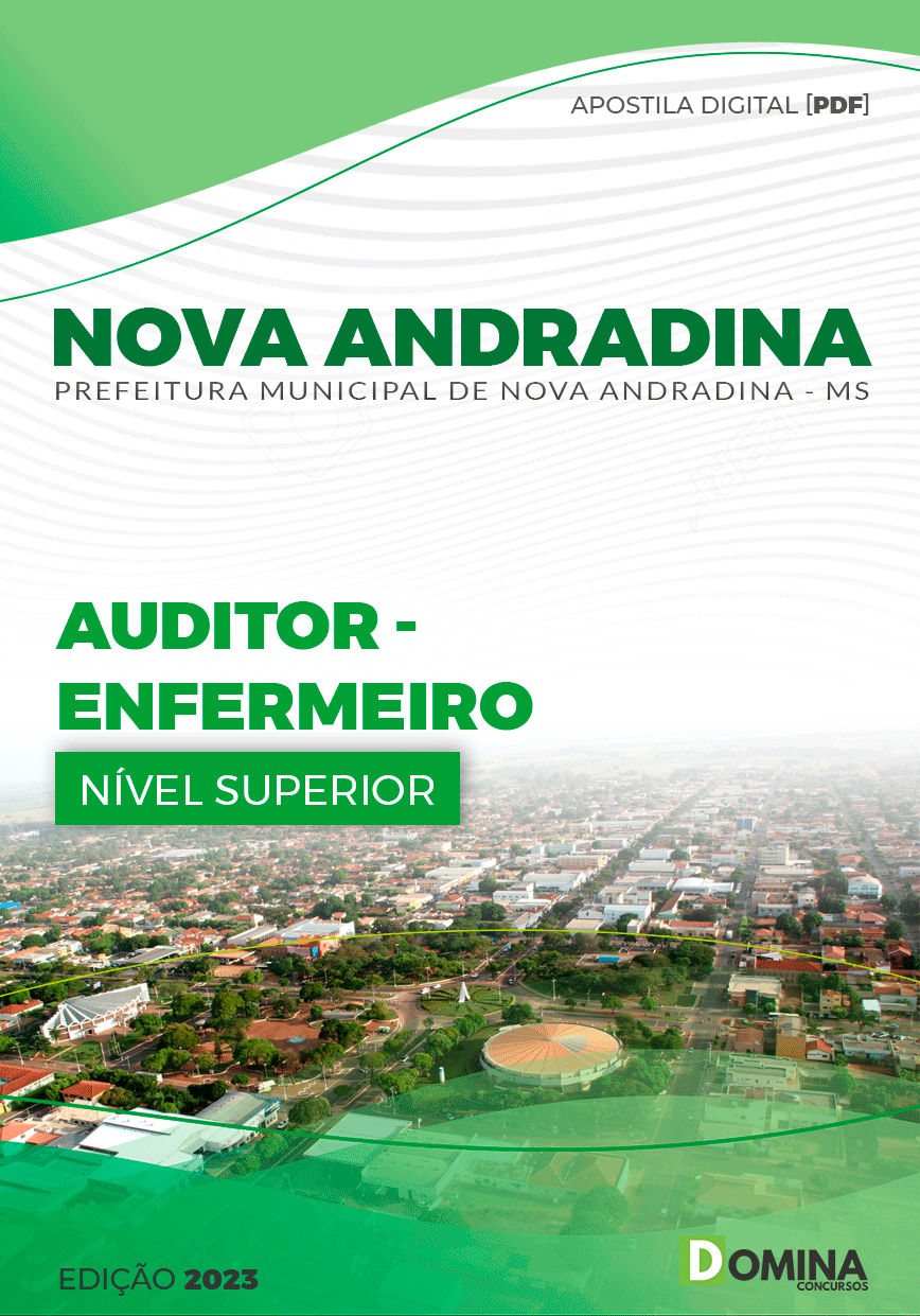 Apostila Digital Pref Andradina MG 2023 Auditor Enfermeiro