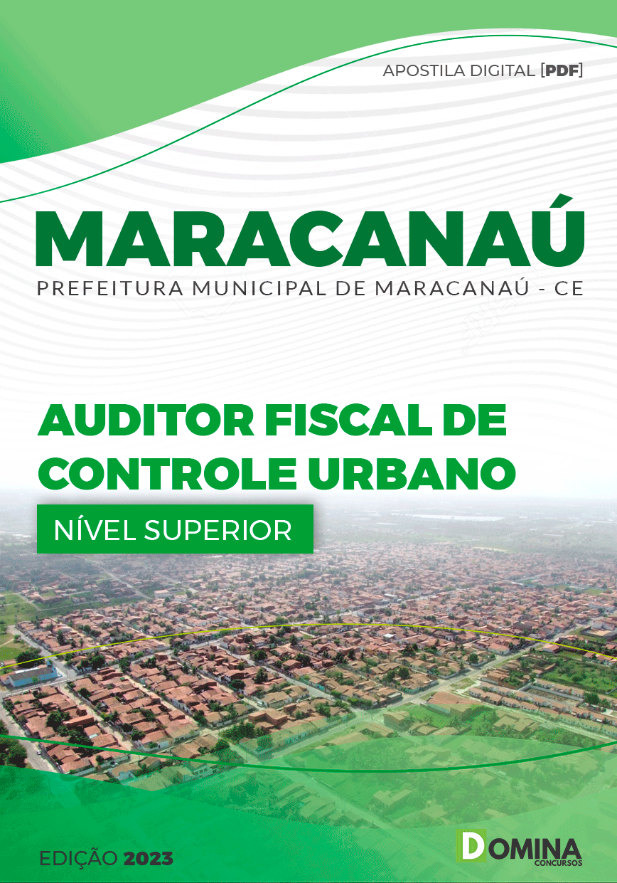 Apostila Pref Maracanaú CE 2023 Auditor Fiscal Controle Urbano