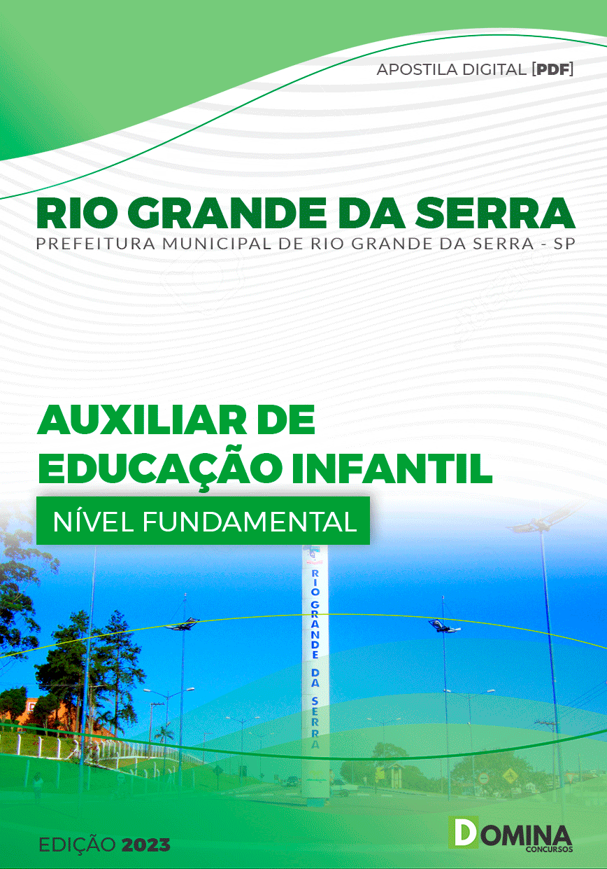Apostila Pref Rio Grande da Serra SP 2023 Auxiliar Educação Infantil
