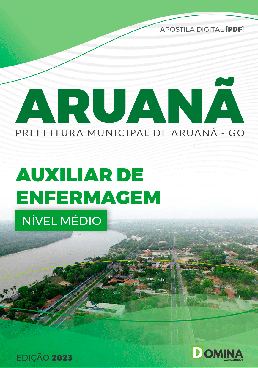 Apostila Pref Aruanã GO 2023 Auxiliar Enfermagem