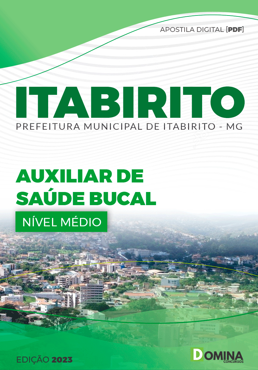 Apostila Pref Itabirito MG 2023 Auxiliar Saúde Bucal