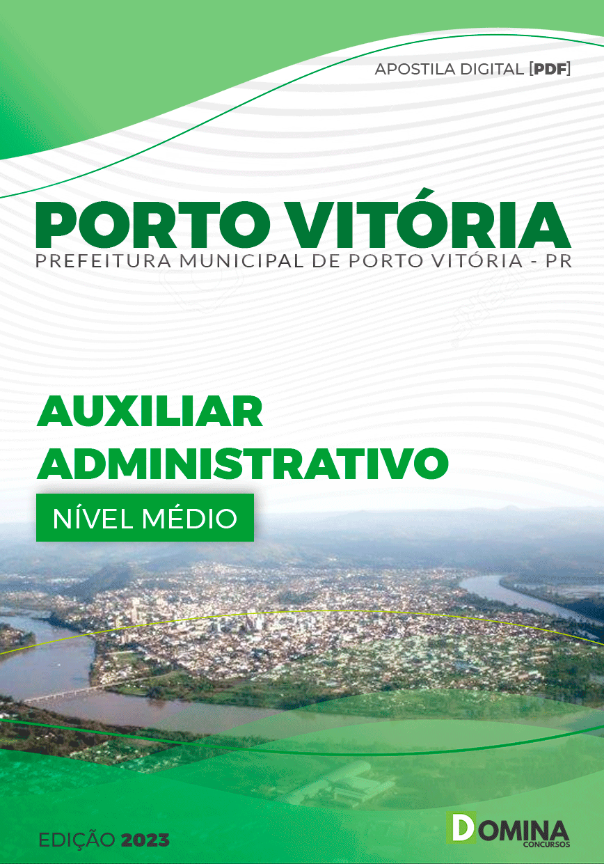 Apostila Pref Porto Vitória PR 2023 Auxiliar Administrativo