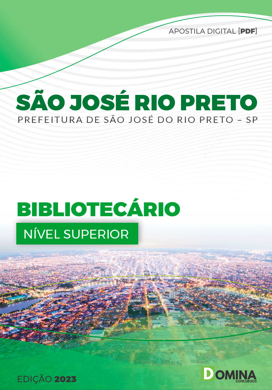 Apostila Pref São José do Rio Preto SP 2023 Bibliotecário
