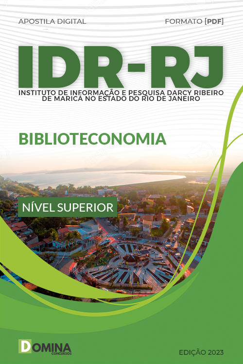 Apostila Concurso IDR Maricá RJ 2023 Biblioteconomia