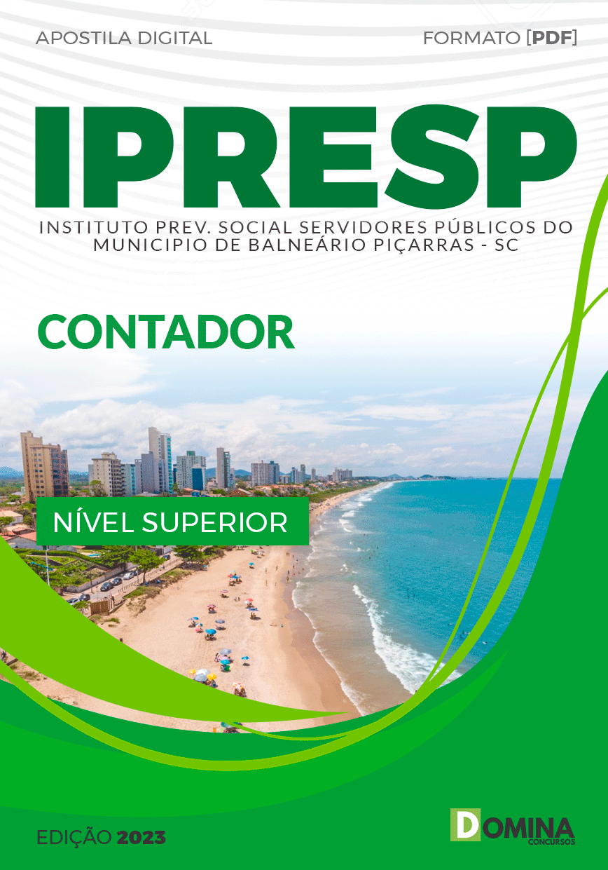 Apostila IPRESP Balneário Piçarras SC 2023 Contador
