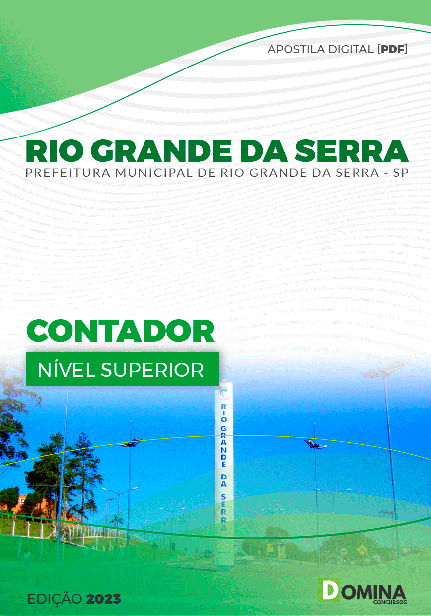 Apostila Pref Rio Grande da Serra SP 2023 Contador