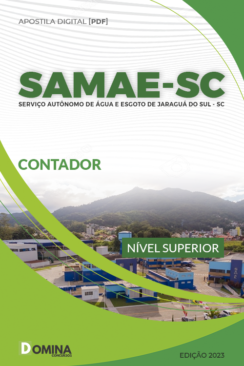 Apostila Digital SAMAE Jaraguá Su SC 2023 Contador