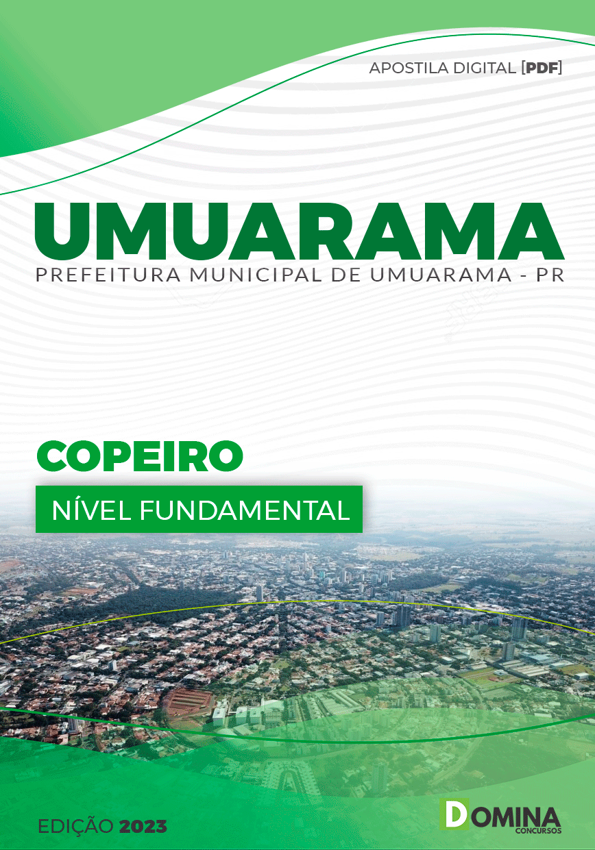 Apostila Concurso Pref Umuarama PR 2023 Copeiro