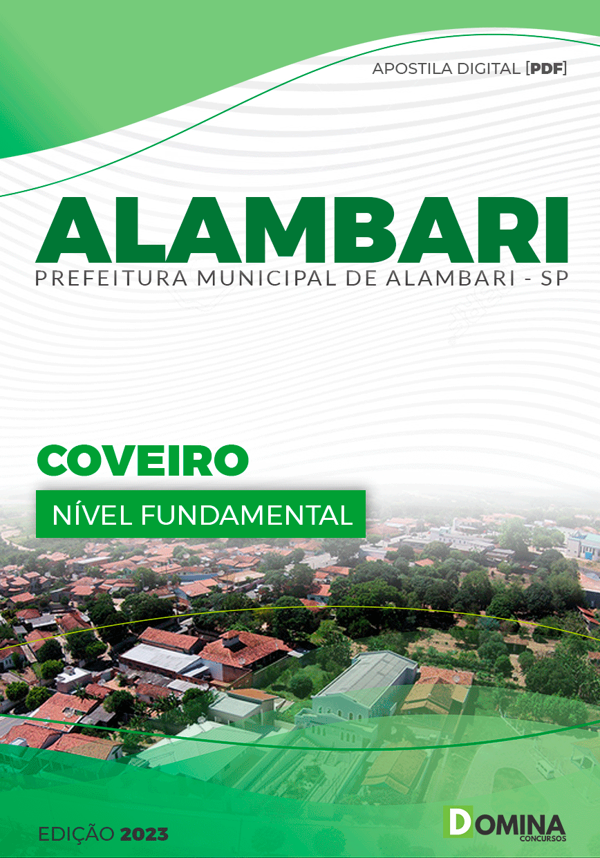 Apostila Concurso Pref Alambari SP 2023 Coveiro