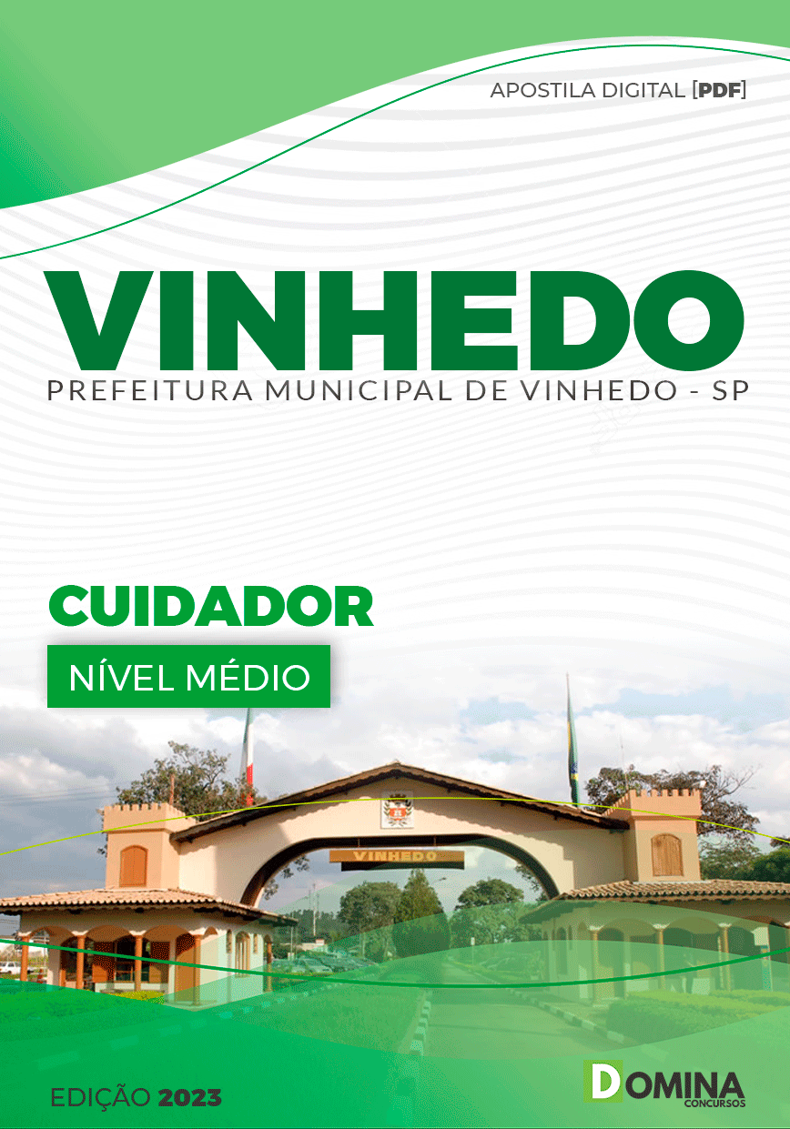 Apostila Concurso Pref Vinhedo SP 2023 Cuidador