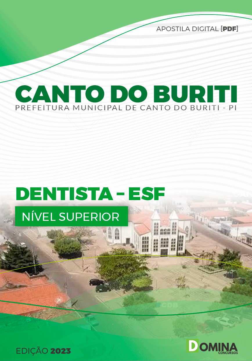 Apostila Digital Pref Canto Buriti PI 2023 PI Dentista ESF