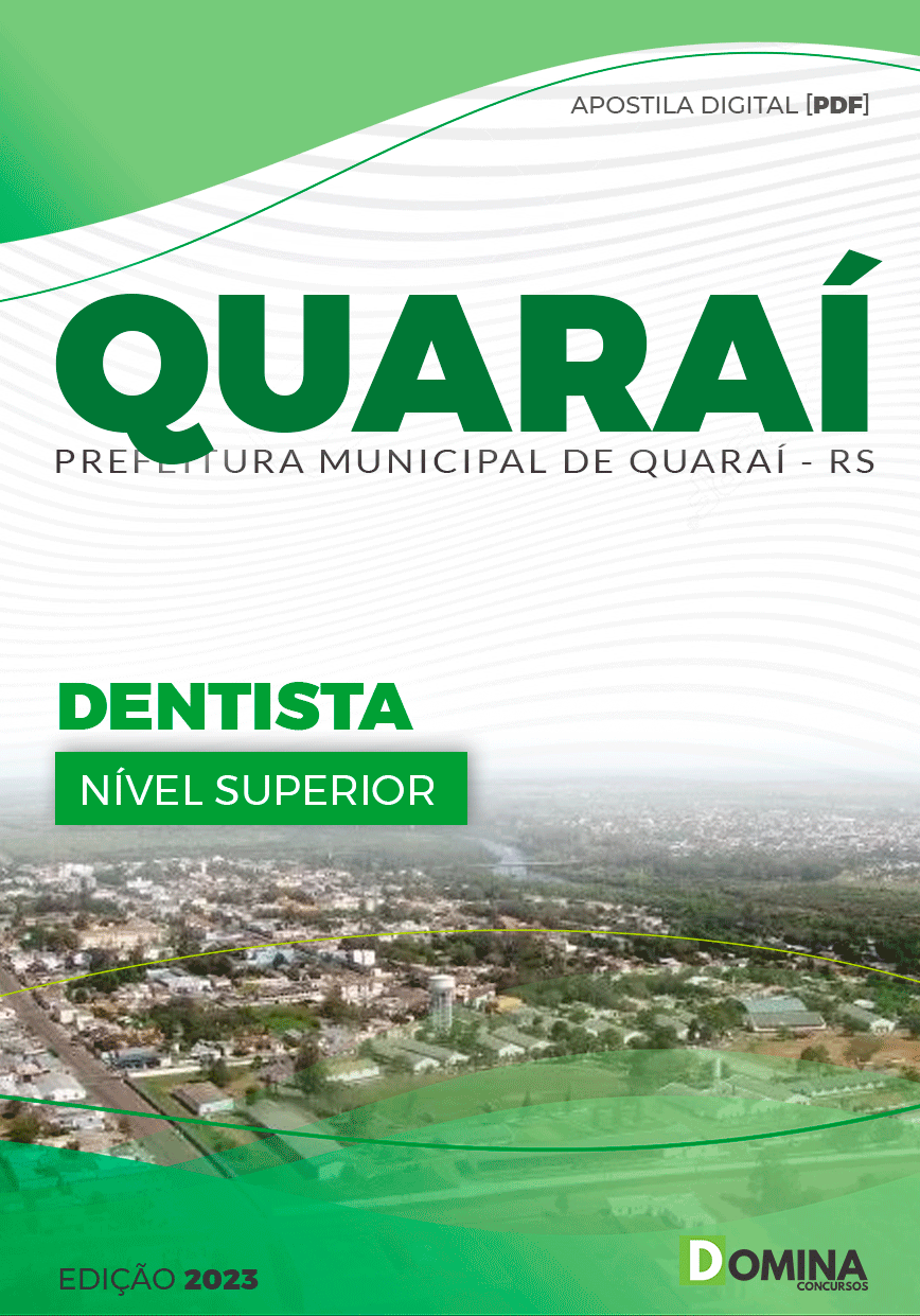 Apostila Concurso Pref Quaraí RS 2023 Dentista