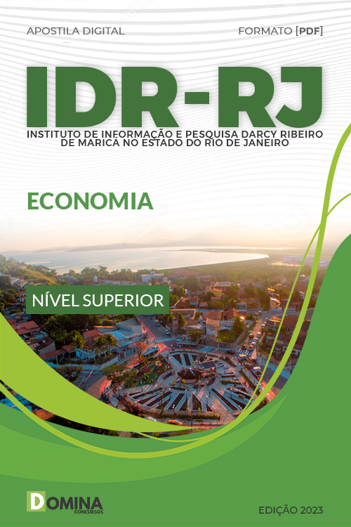 Apostila Digital Concurso IDR Maricá RJ 2023 Economia