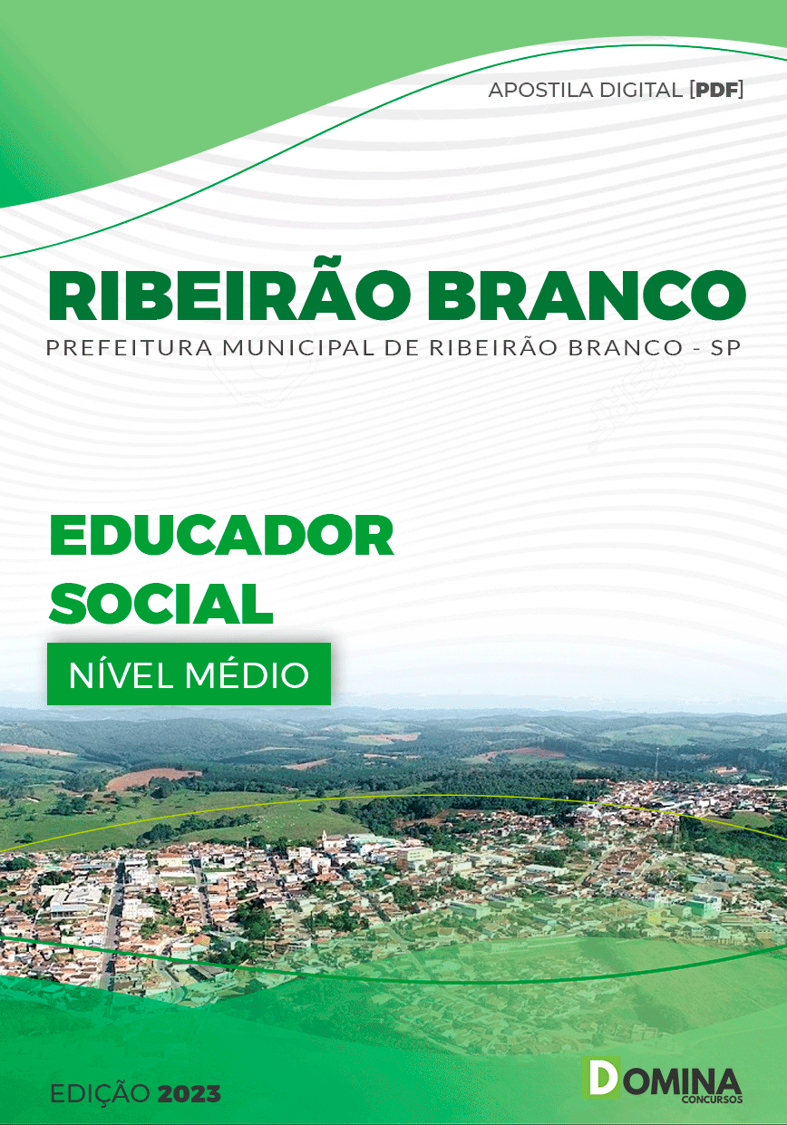 Apostila Pref Ribeirão Branco SP 2023 Educador Social