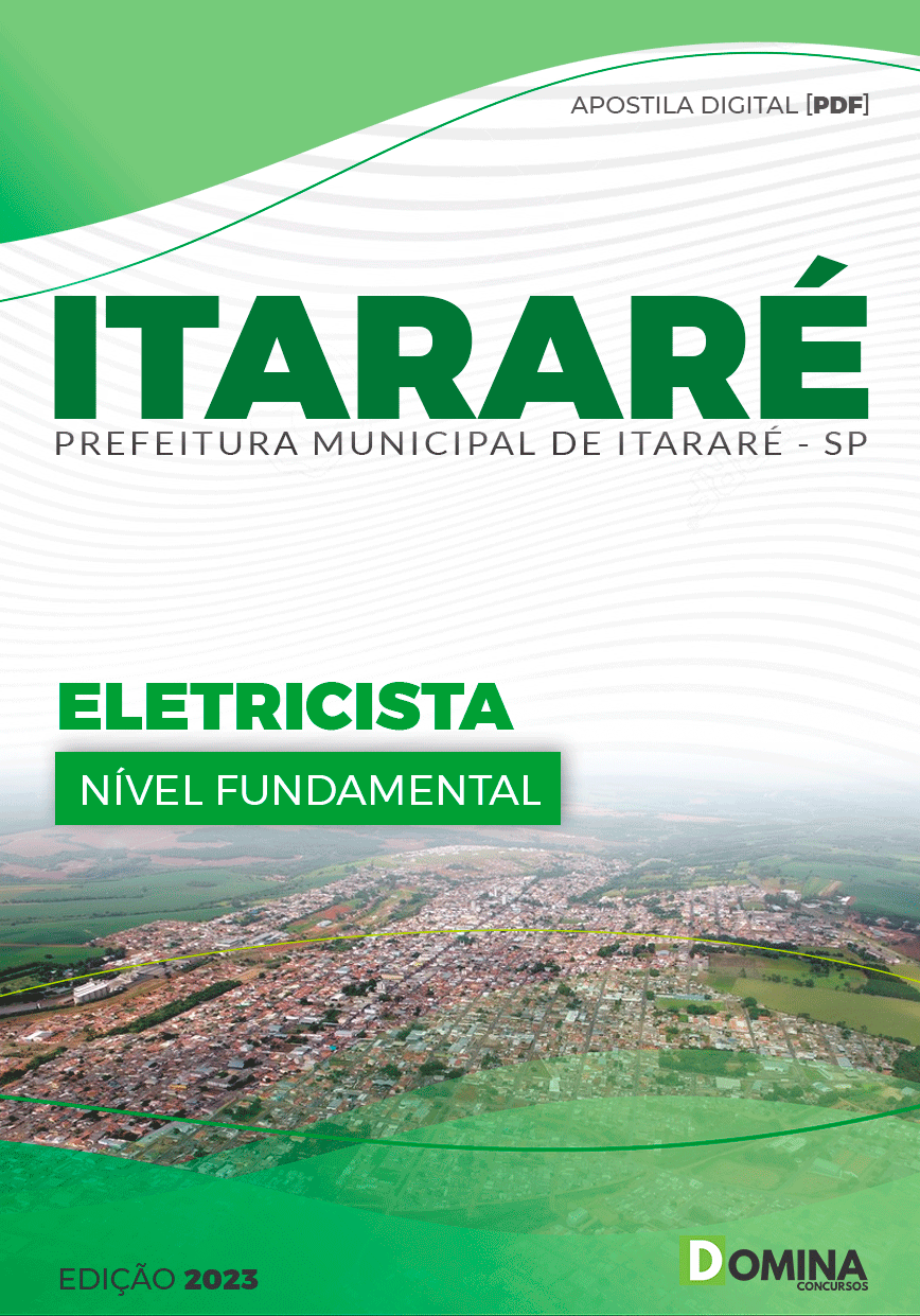 Apostila Concurso Pref Itararé SP 2023 Eletricista