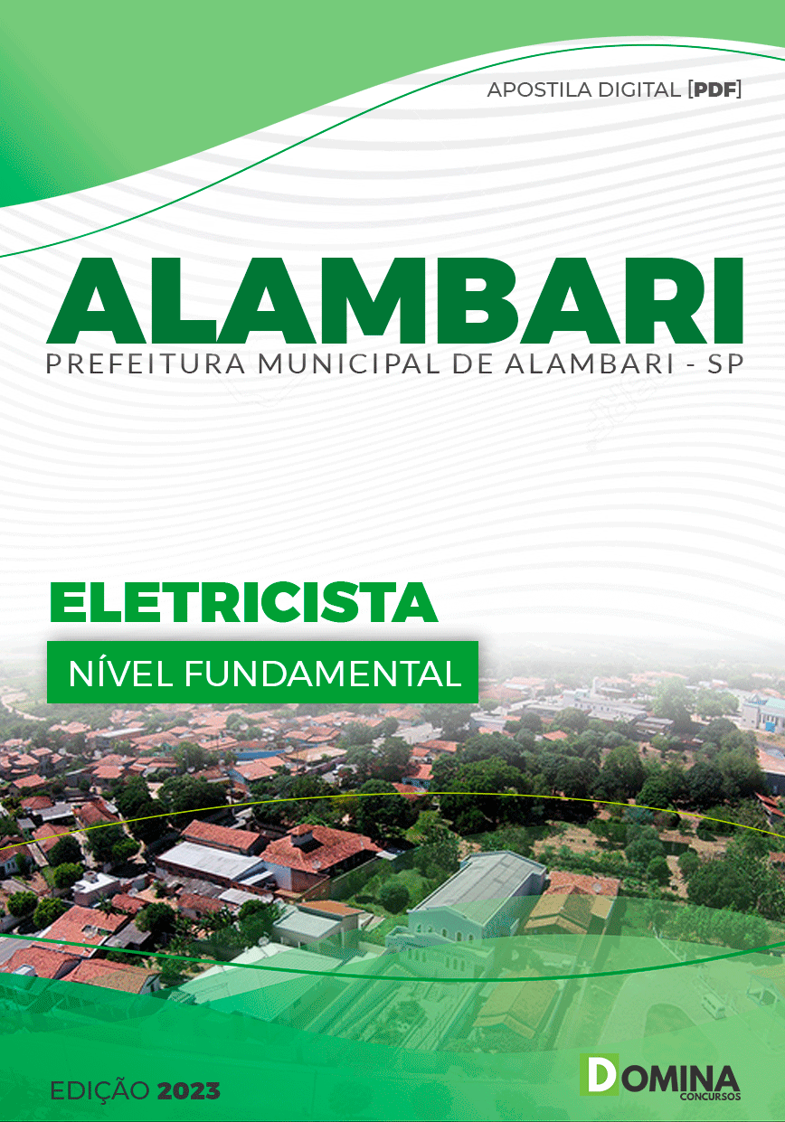 Apostila Concurso Pref Alambari SP 2023 Eletricista