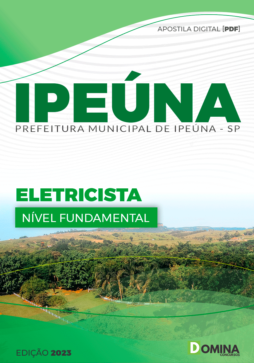 Apostila Concurso Pref Ipeúna SP 2023 Eletricista