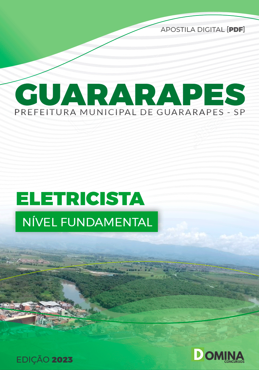 Apostila Digital Pref Guararapes SP 2023 Eletricista