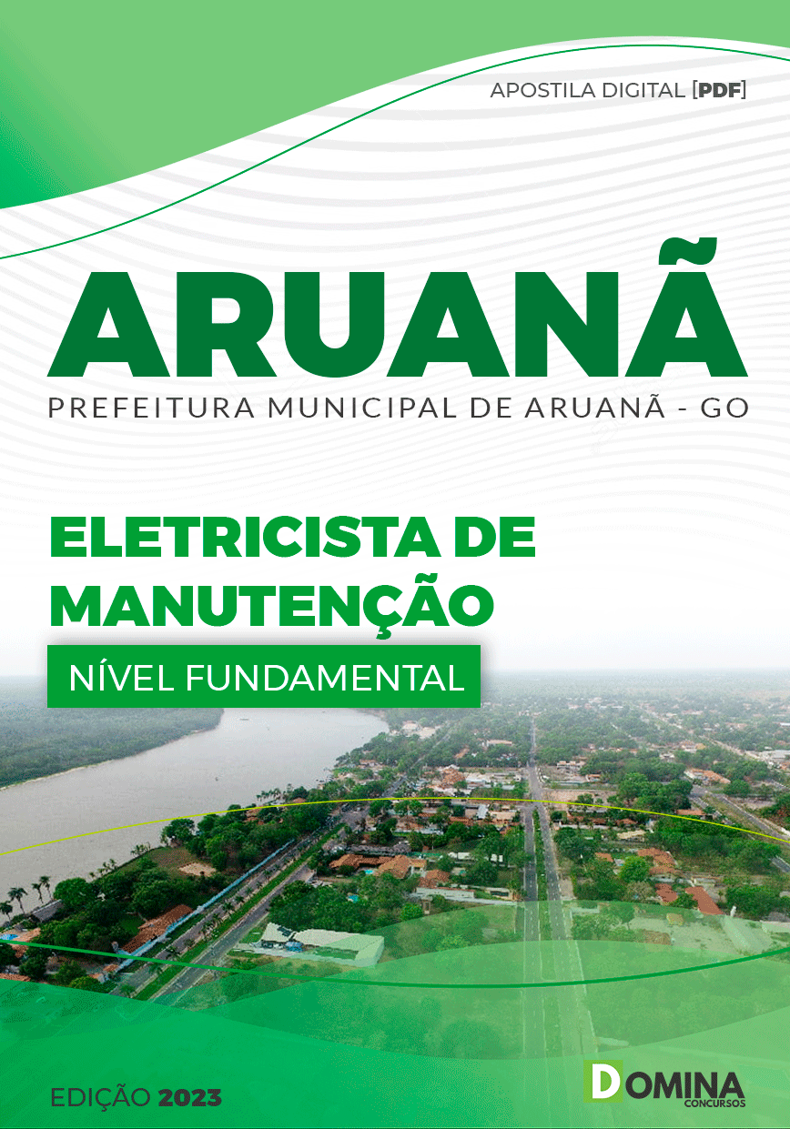 Apostila Pref Aruanã GO 2023 Eletricista Manutenção