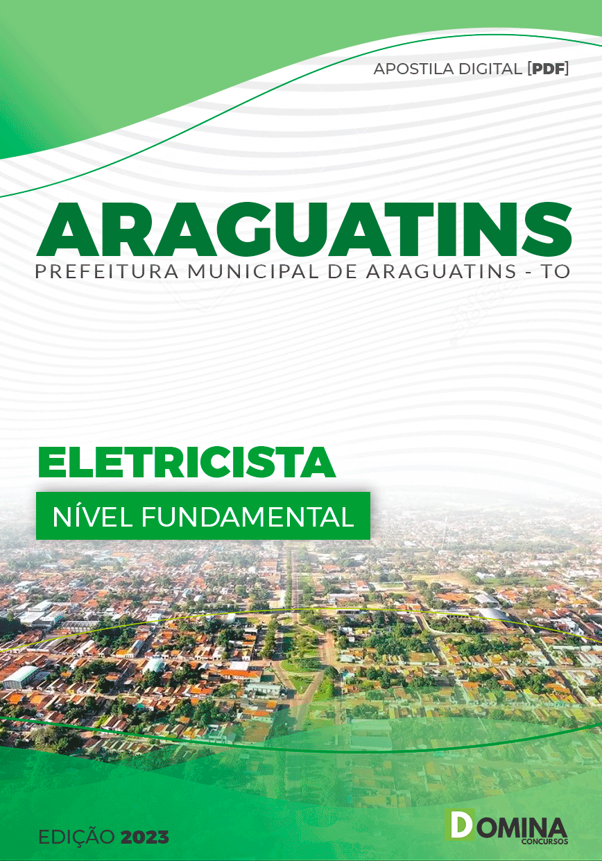 Apostila Digital Pref Araguatins TO 2023 Eletricista
