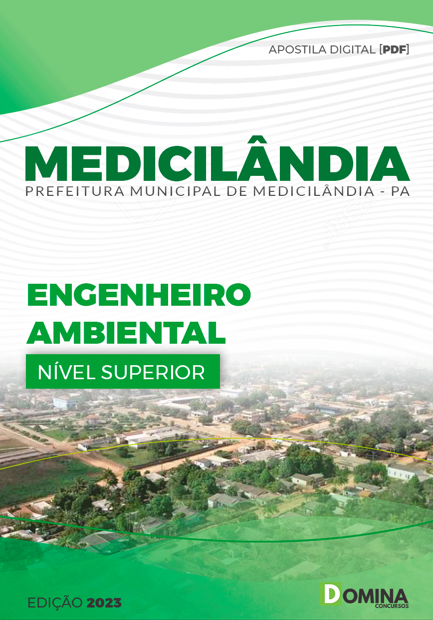 Apostila Pref Medicilândia PA 2023 Engenheiro Ambiental