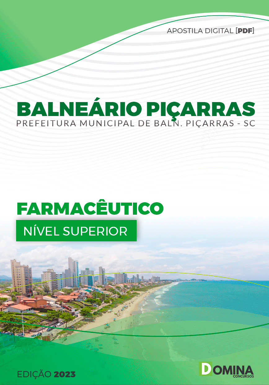 Apostila Pref Balneário Piçarras SC 2023 Farmacêutico