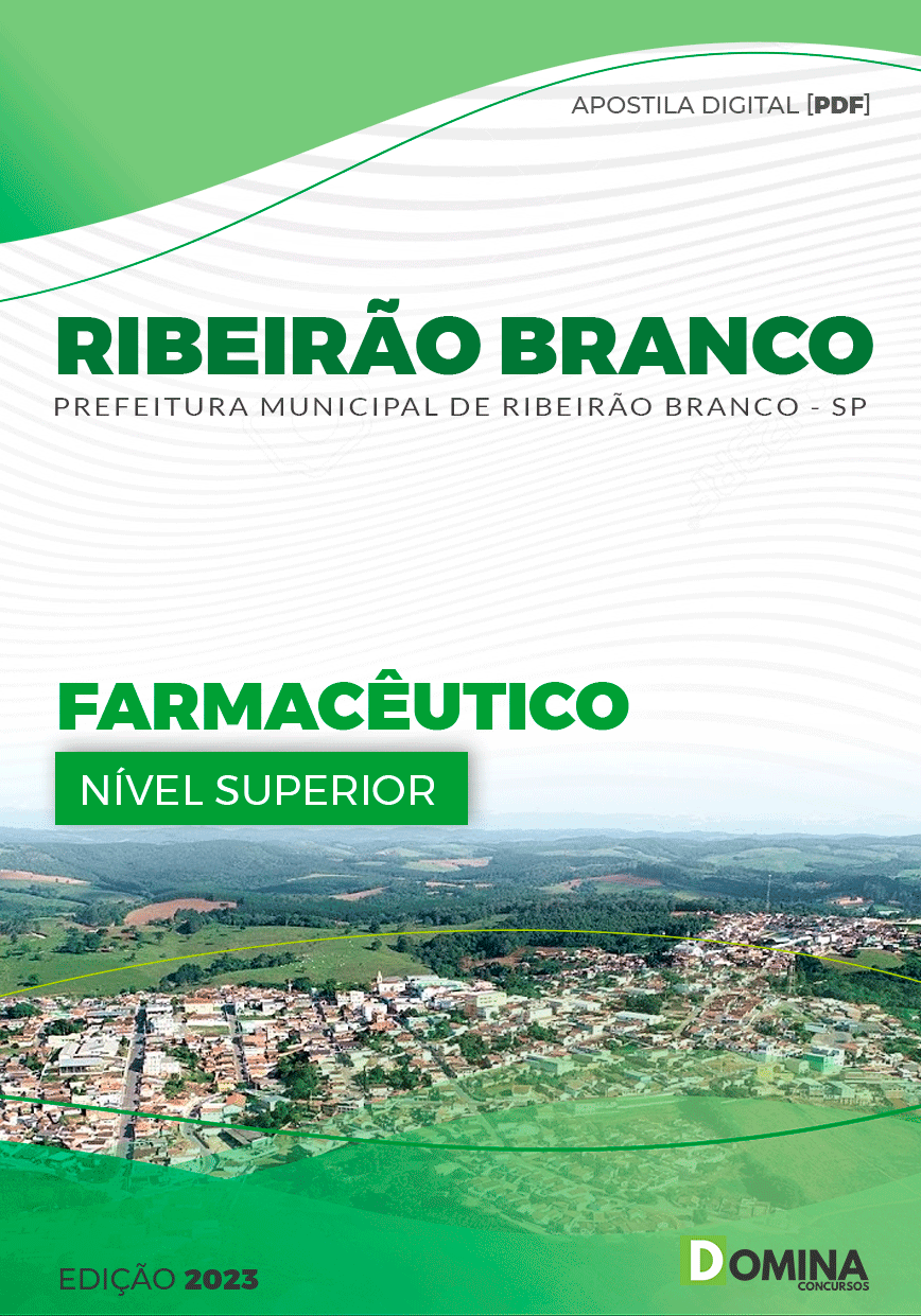 Apostila Pref Ribeirão Branco SP 2023 Farmacêutico