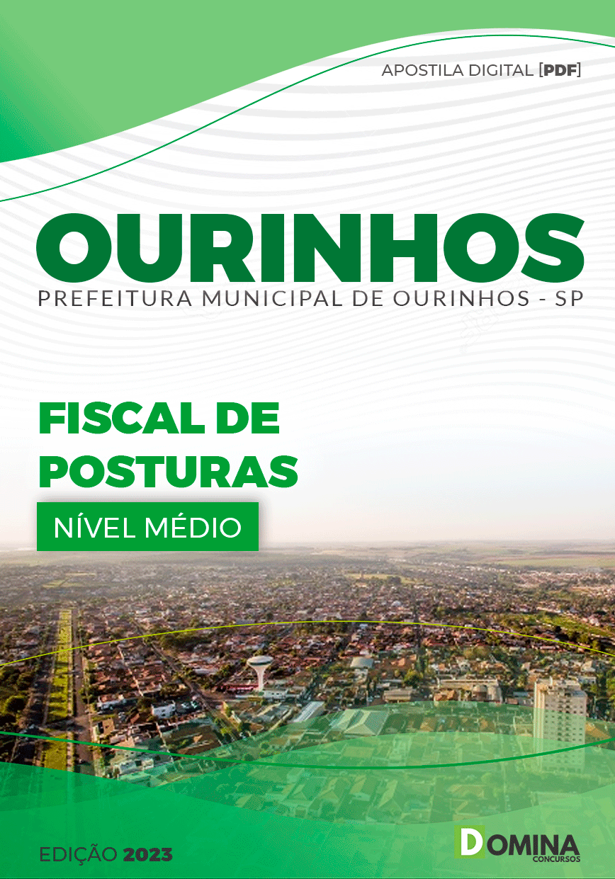 Apostila Concurso Pref Ourinhos SP 2023 Fiscal Postura