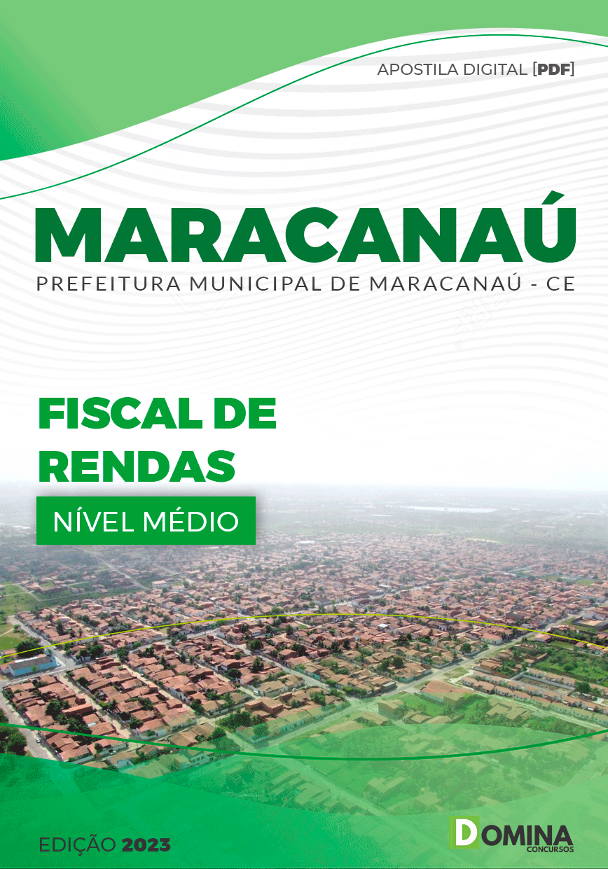Apostila Pref Maracanaú CE 2023 Fiscal Renda