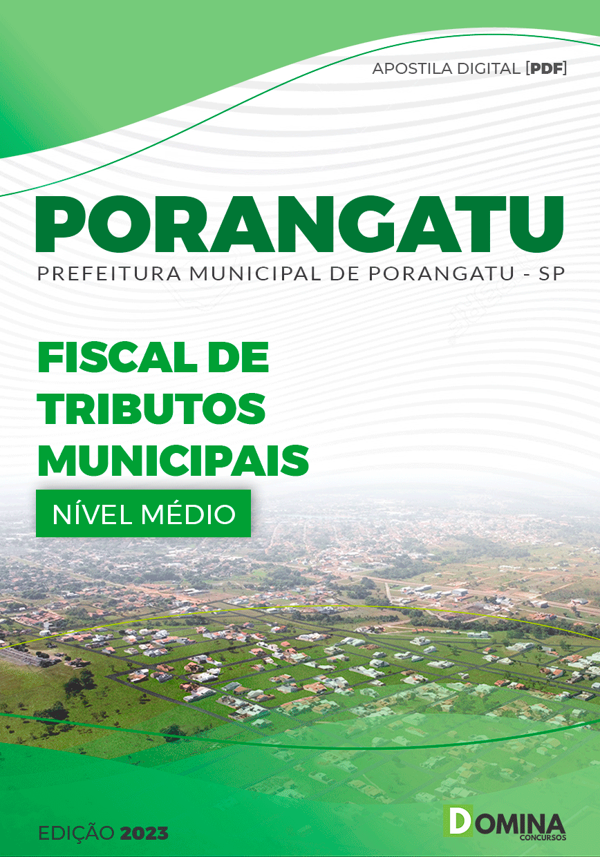 Apostila Digital Pref Porangatu GO 2023 Fiscal Tributos Municipais
