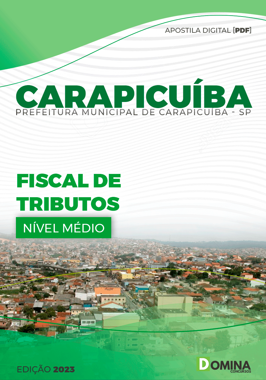 Apostila Pref Carapicuíba SP 2023 Fiscal Tributos
