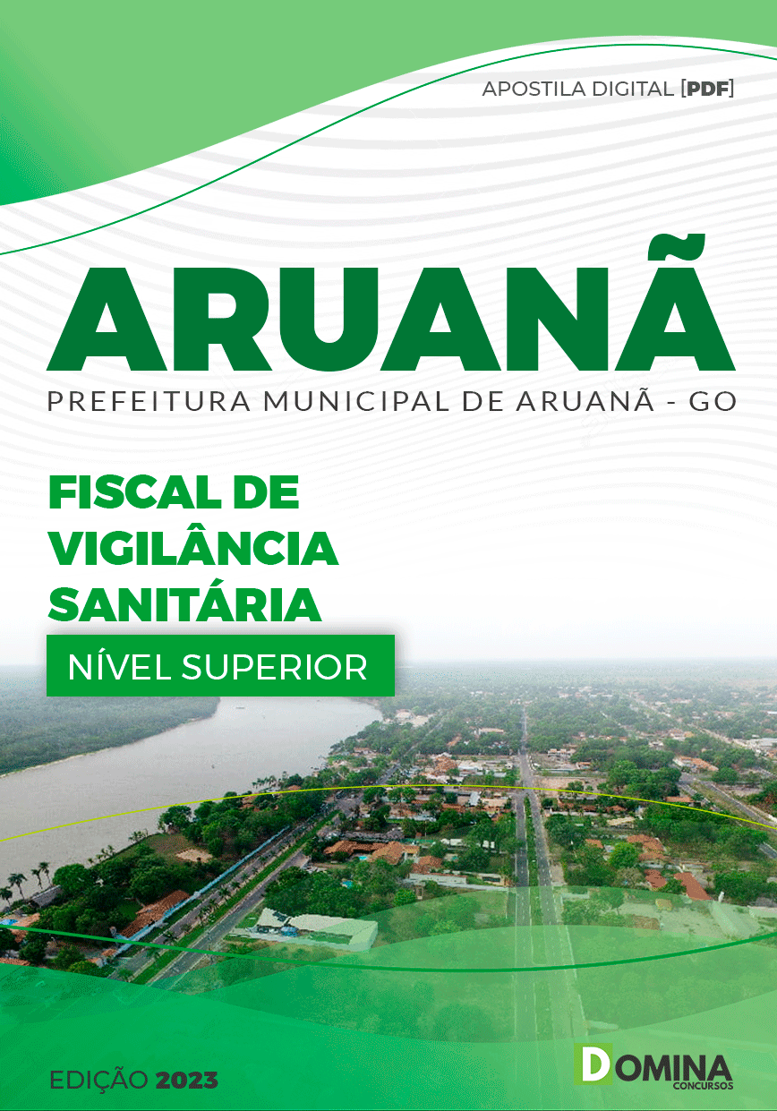 Apostila Pref Aruanã GO 2023 Fiscal Vigilância Sanitária