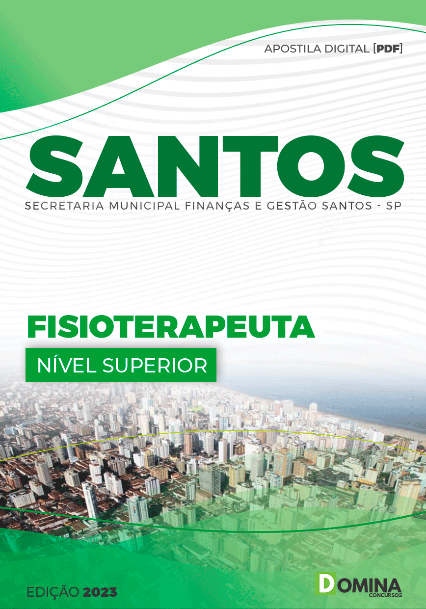 Apostila Concurso Pref Santos SP 2023 Fisioterapeuta