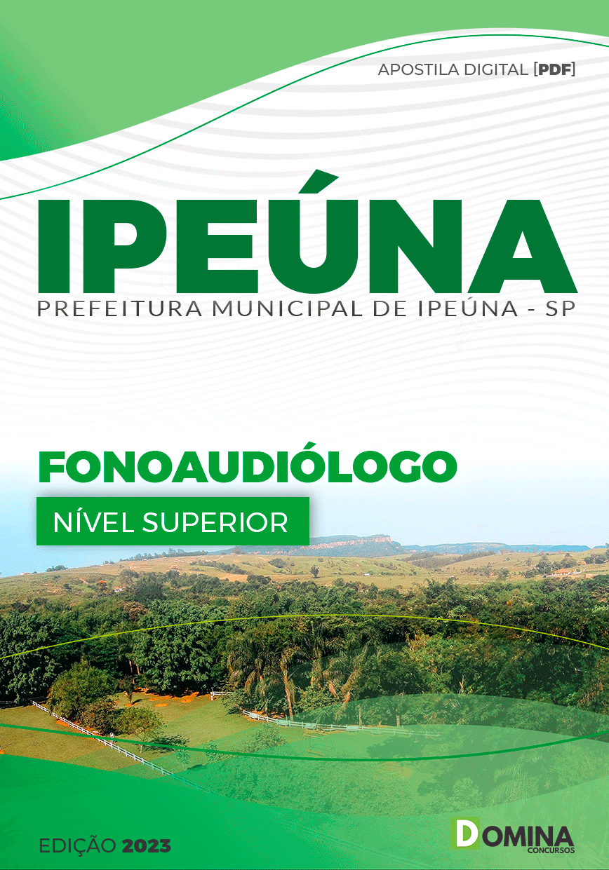 Apostila Concurso Pref Ipeúna SP 2023 Fonoaudiólogo