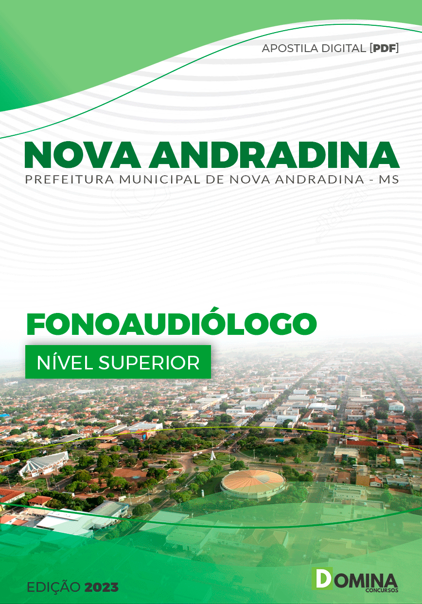 Apostila Digital Pref Andradina MG 2023 Fonoaudiólogo