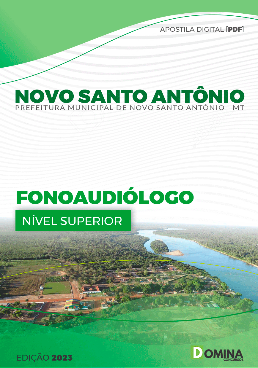 Apostila Pref Santo Antônio MT 2023 Fonoaudiólogo