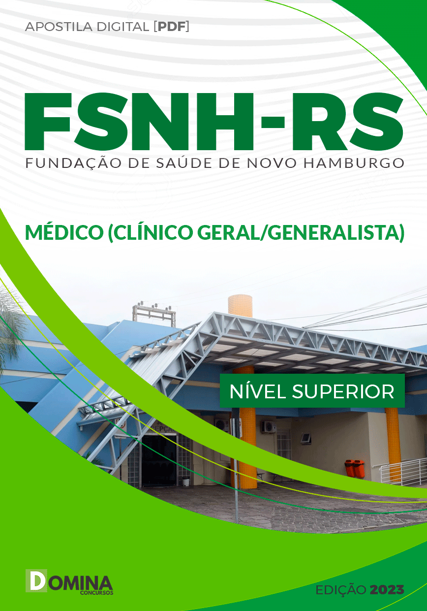 Apostila Concurso Público FSNH RS 2023 Médico Clínico Geral