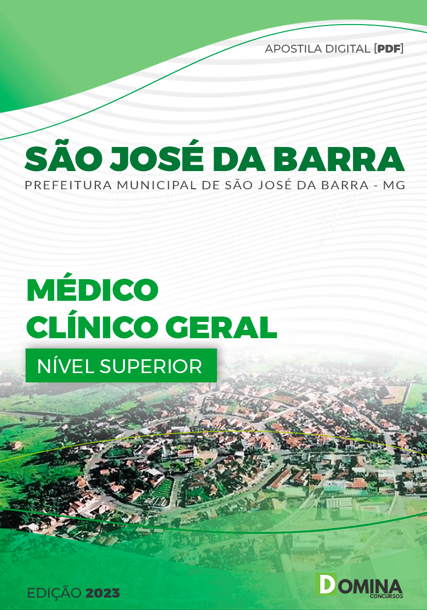 Apostila Pref São José da Barra MG 2023 Médico Clínico Geral