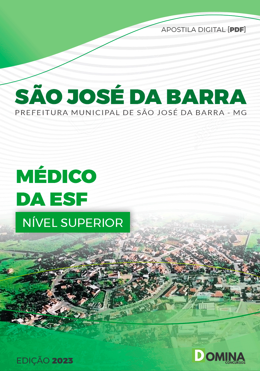 Apostila Pref São José da Barra MG 2023 Médico ESF