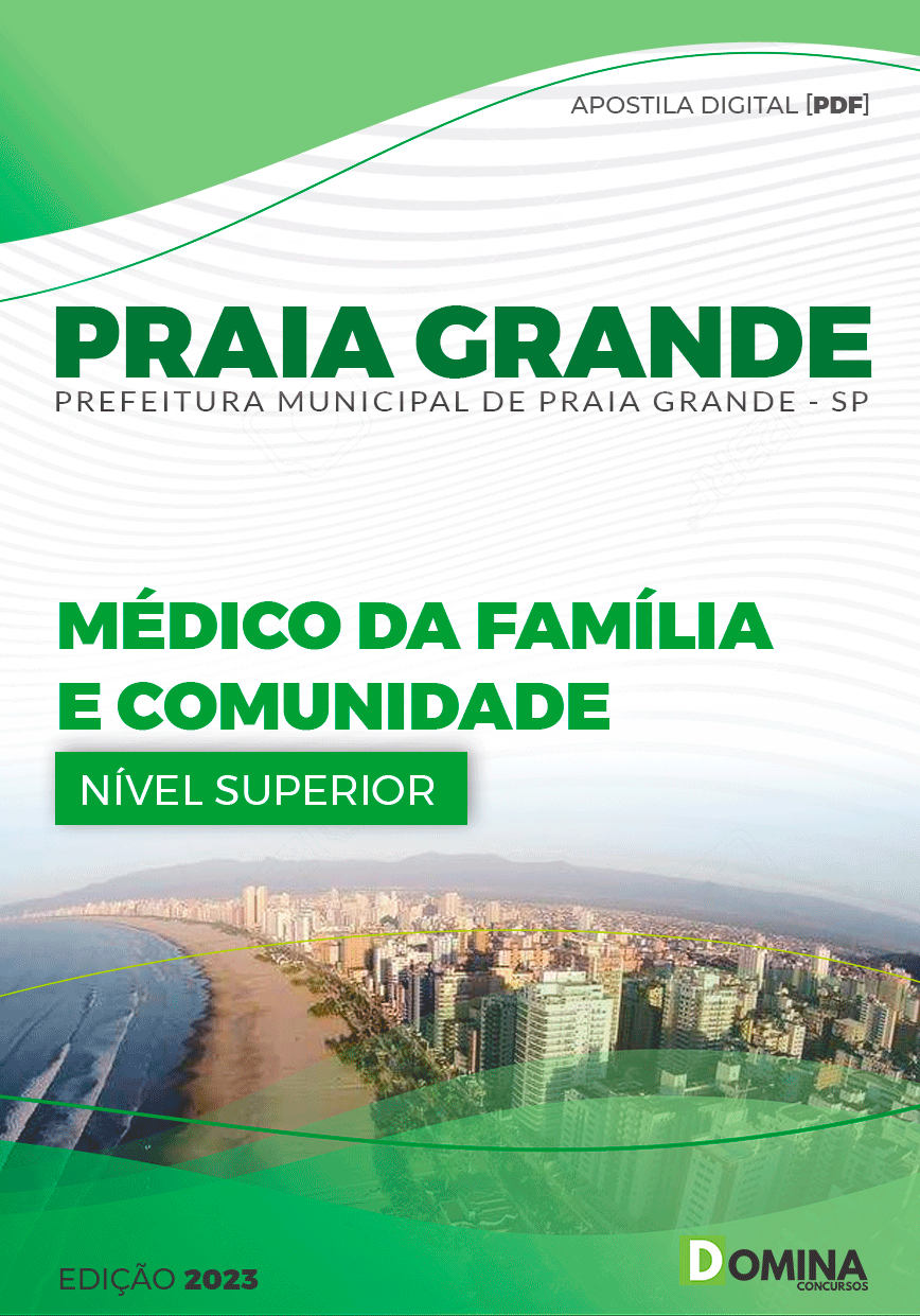 Apostila Pref Praia Grande SP 2023 Médico Família Comunidade